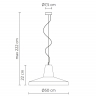 Schema mit groem, flachem Schirm