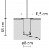 LED-Auenlampe in drei Gren mit Erd-Anker