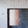 Kerflight kleine Design-Leuchte aus gekerbtem Holzfurnier